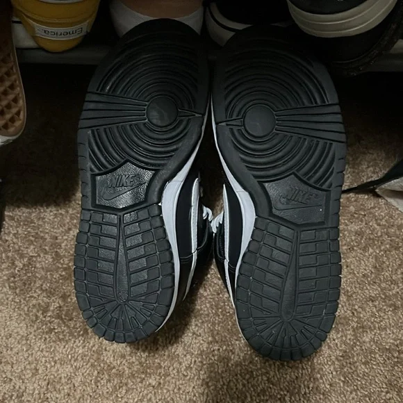 Nike Dunk Hi - Anthracite Black White - 4.5Y/6W - Picture 3 of 4